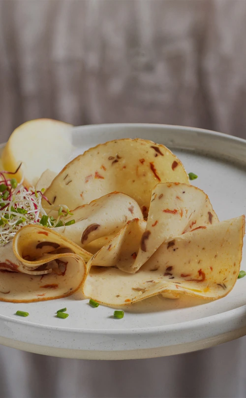 Affettati vegetali pronti per il tuo spuntino vegano gourmet