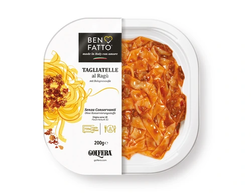 Tagliatelle al rag&ugrave;