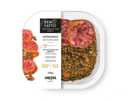 Cotechino con Lenticchie