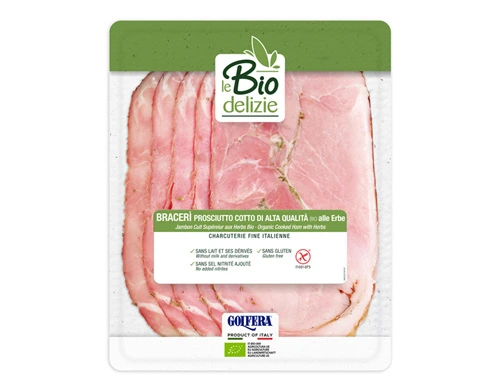 Prosciutto Cotto Bracer&igrave; Bio 100g
